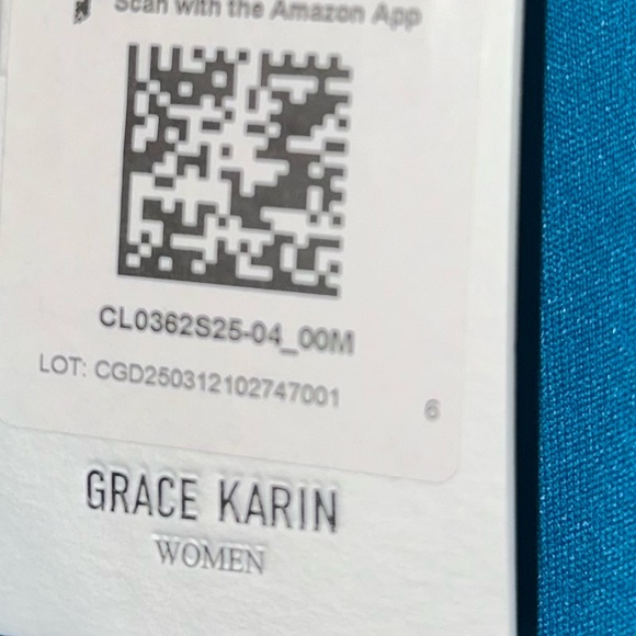 NEW NWT Grace Karin Women's Teal Blouse with Peplum Design. - Picture 2 of 12